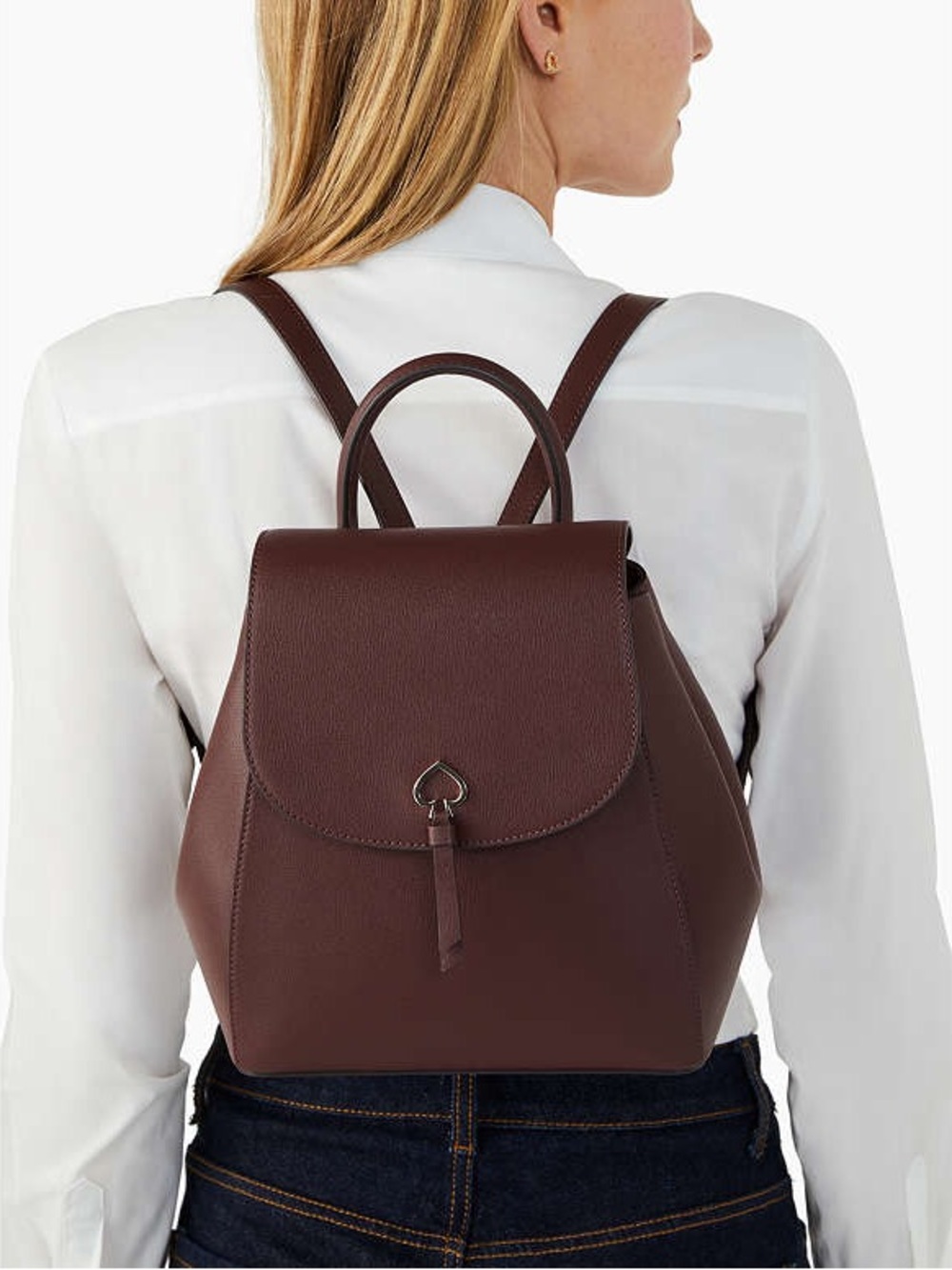 ‼️Kate Spade Adel Medium Flap Leather Backpack - Picture 2 of 12